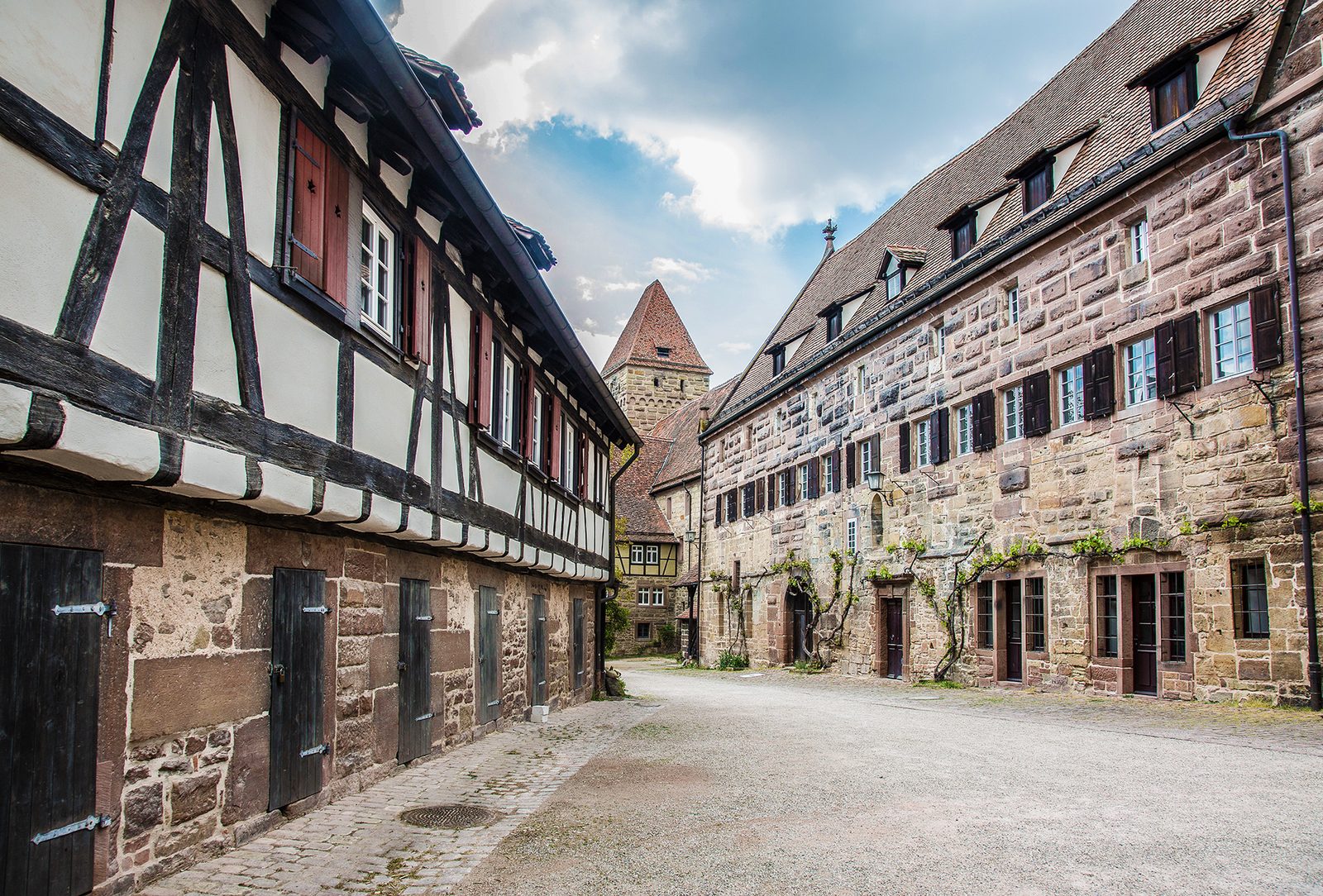 Saniertes Fachwerkhaus